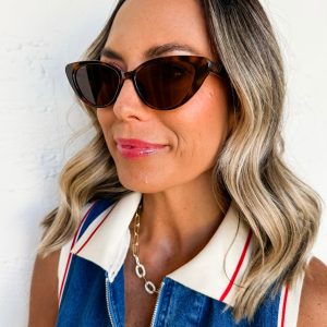 Gemma Cat Eye Sunglasses-Tortoise