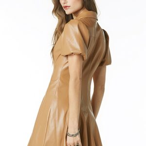 Thora Vegan Leather Dress